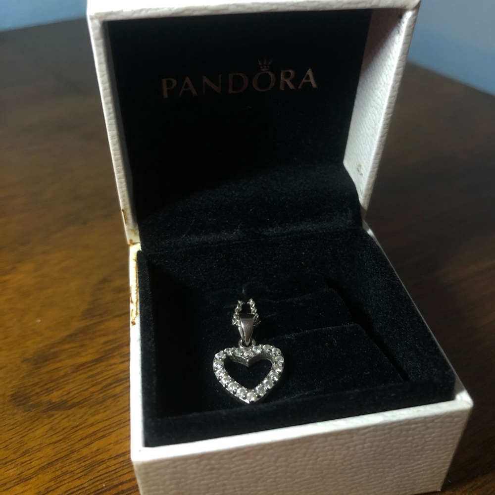 Heart shaped pandora necklace